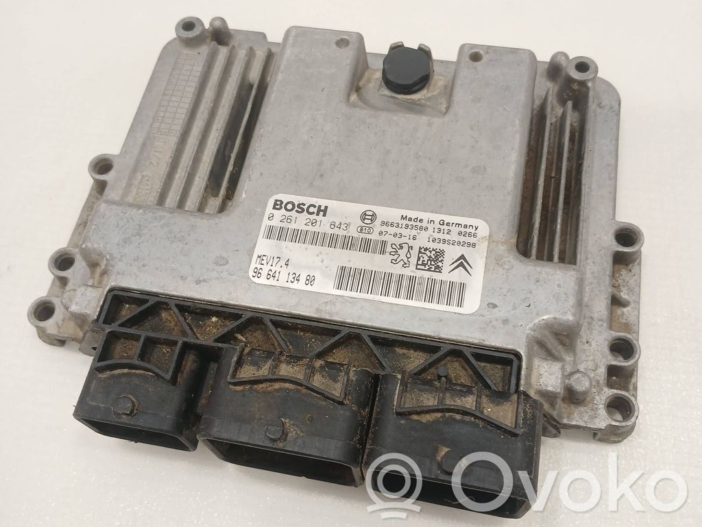 Engine control unit/module   9664113480,9663193580,0261201643