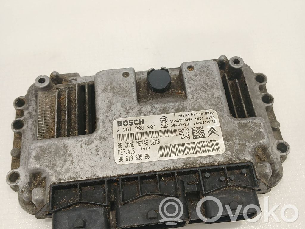 Peugeot 206 CC Engine control unit/module 