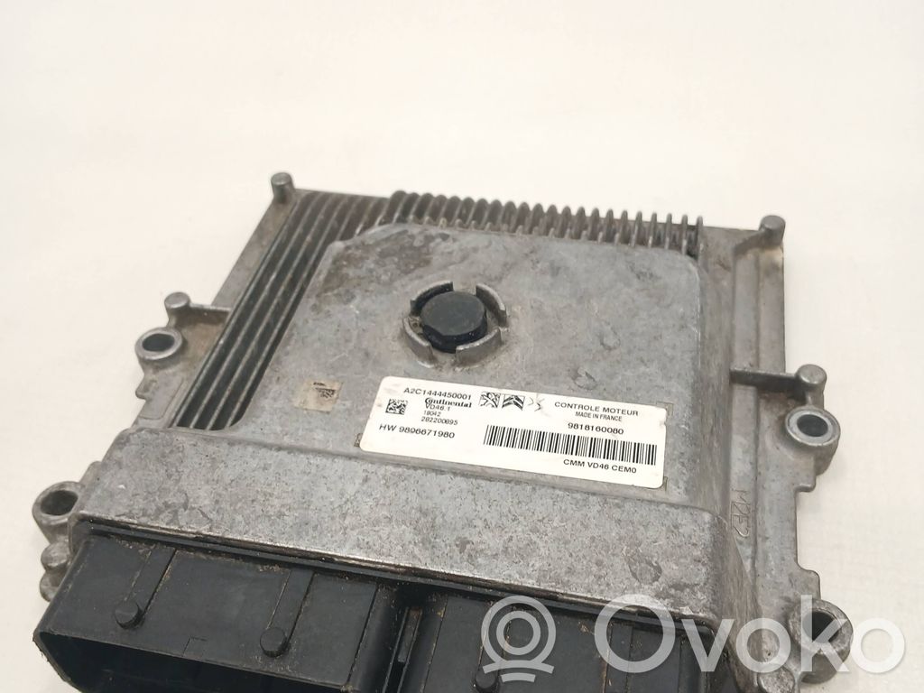 Engine control unit/module   9818160080,A2C1444450001,9806671980