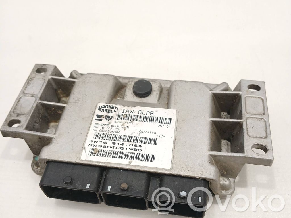 Citroen C4 I Picasso Engine control unit/module 
