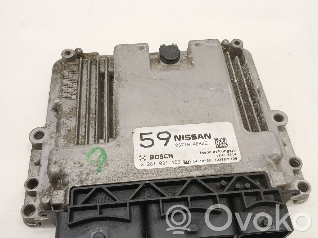 Nissan Qashqai Engine control unit/module 