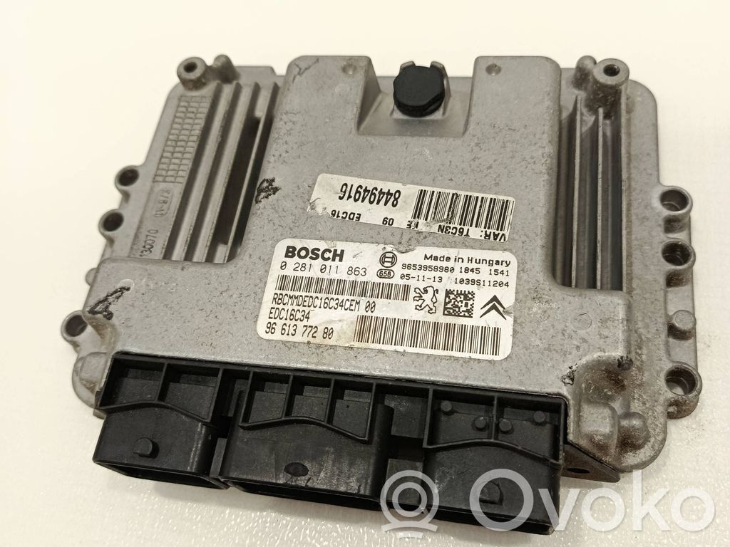 Citroen C4 I Engine control unit/module 