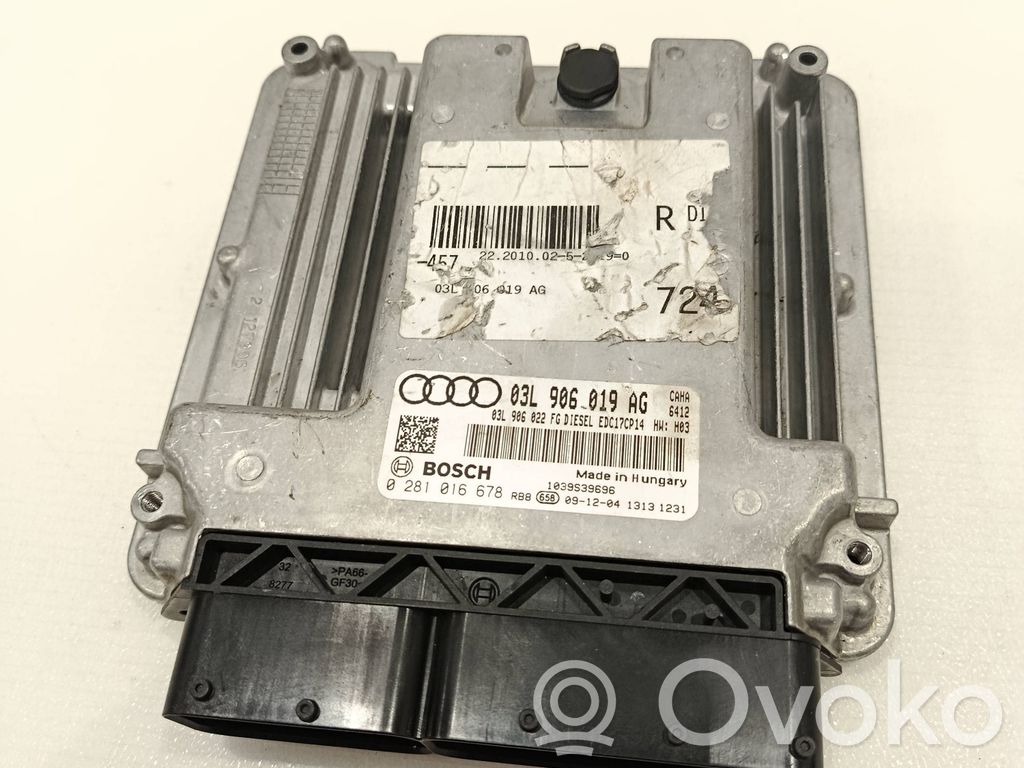 Audi A6 S6 C6 4F Engine control unit/module 