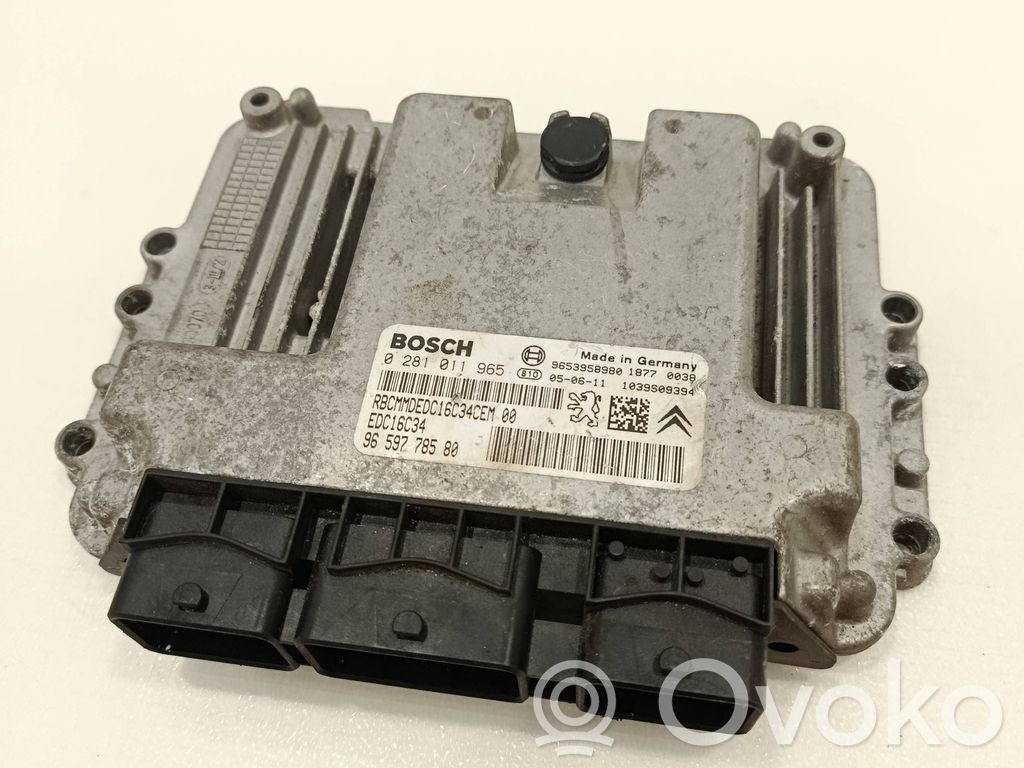 Citroen C3 Engine control unit/module 