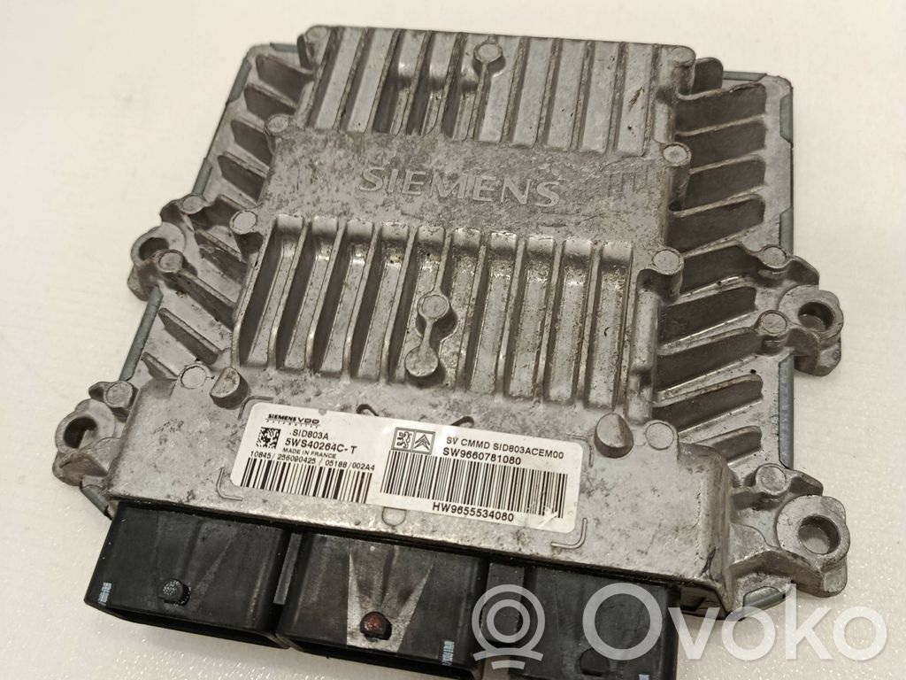 Peugeot 407 Unidad de control/módulo del motor 