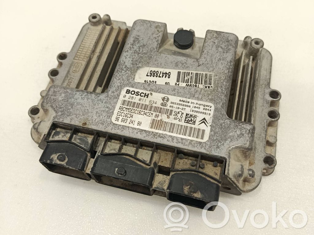 Peugeot 307 Engine control unit/module 