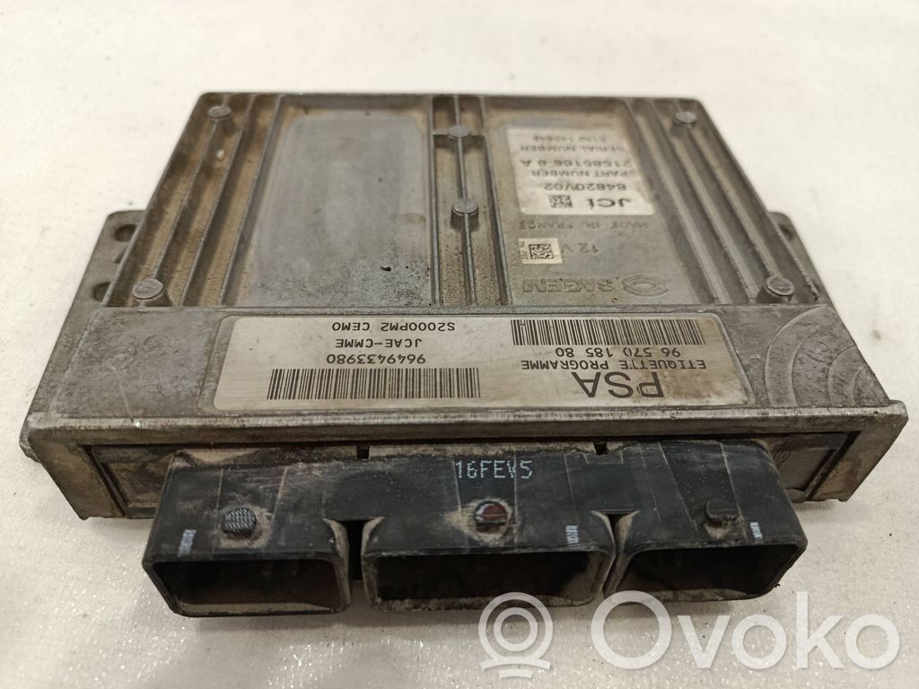 Citroen C2 Engine control unit/module 