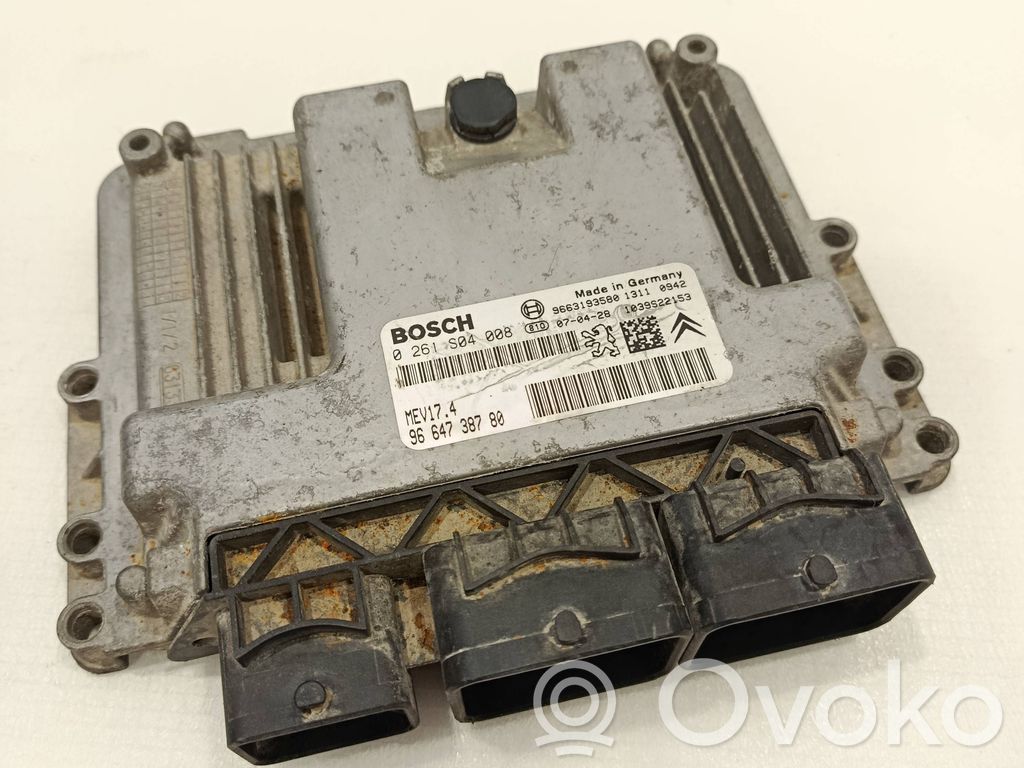 Peugeot 207 Engine control unit/module 
