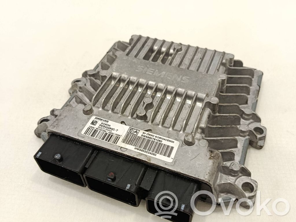 Peugeot 407 Unidad de control/módulo del motor 