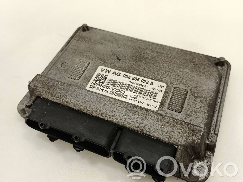 Engine control unit/module   03E906023B,5WP40412