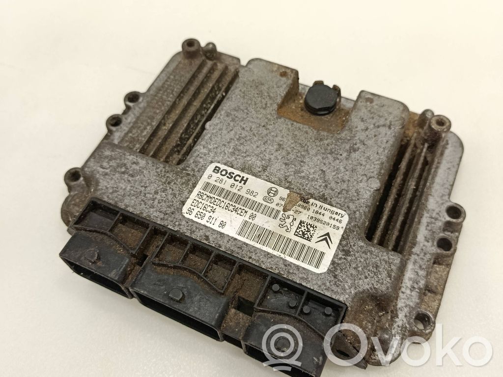 Peugeot Expert Engine control unit/module 