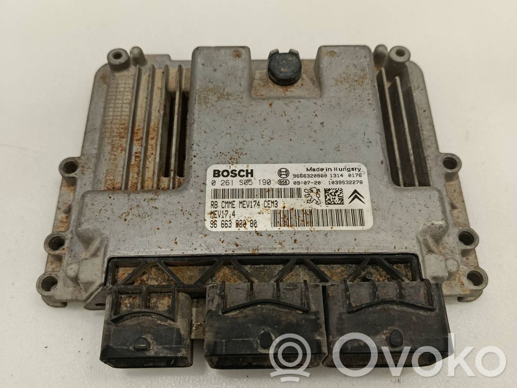 Peugeot 207 CC Engine control unit/module 