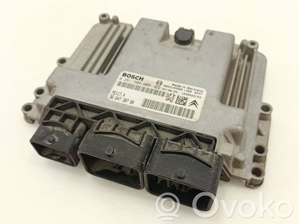 Peugeot 207 Engine control unit/module 