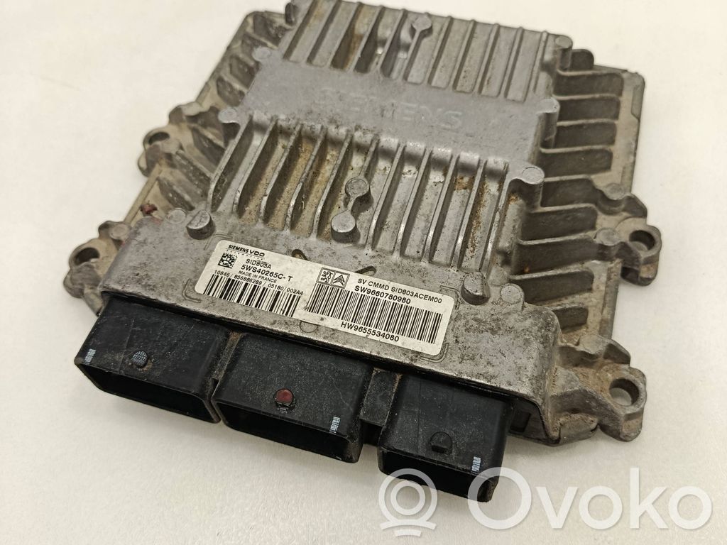 Peugeot 407 Engine control unit/module 