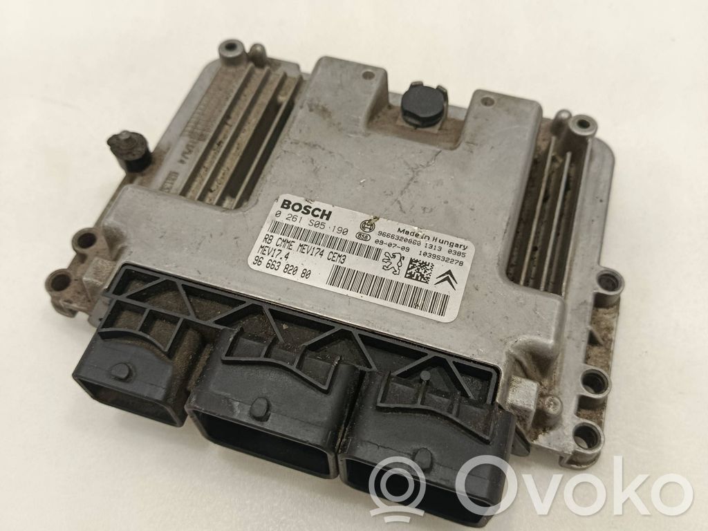 Peugeot 207 Engine control unit/module 