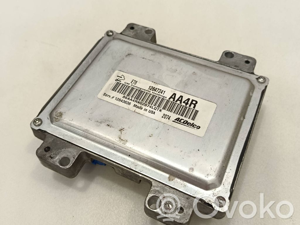 Opel Astra J Engine control unit/module 