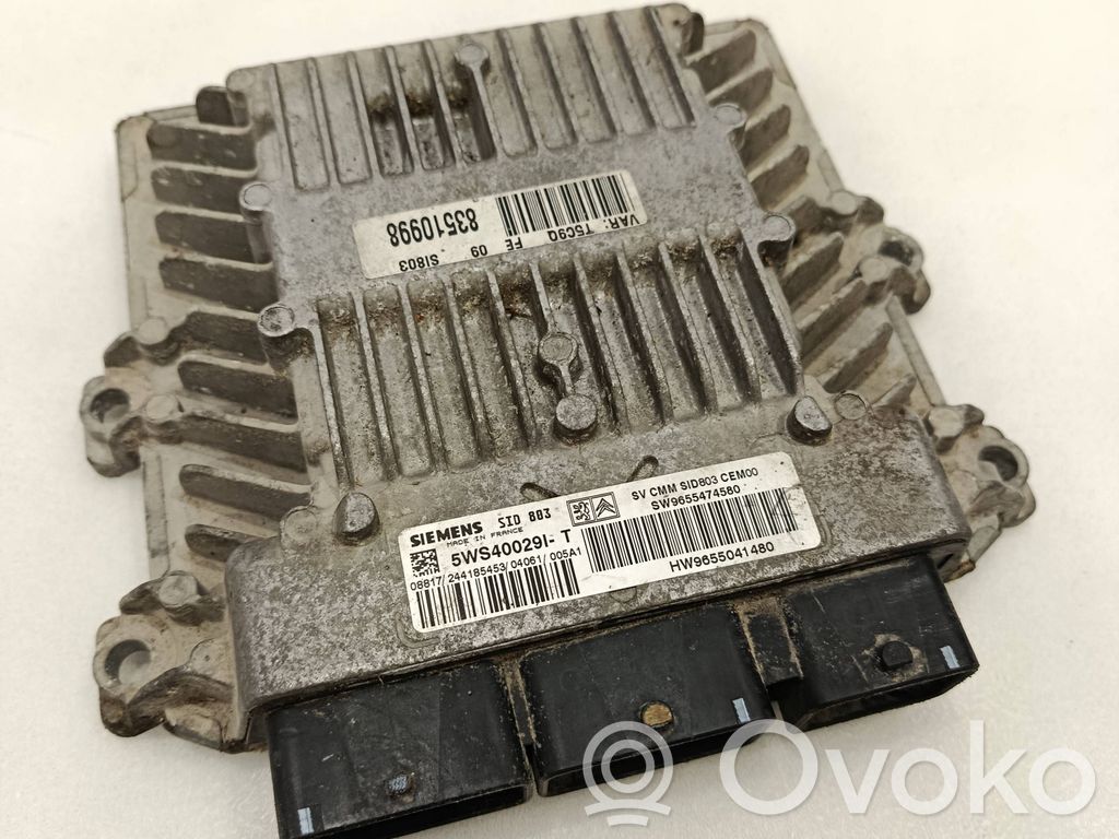 Peugeot 307 Engine control unit/module 
