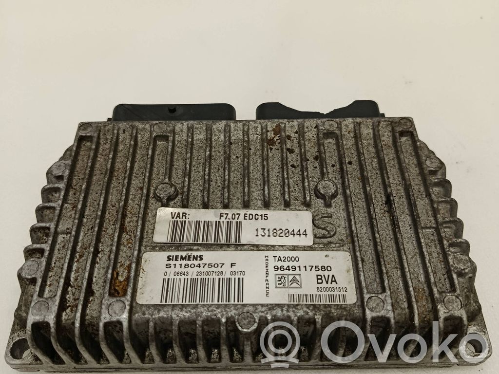 Citroen C5 Gearbox control unit/module 
