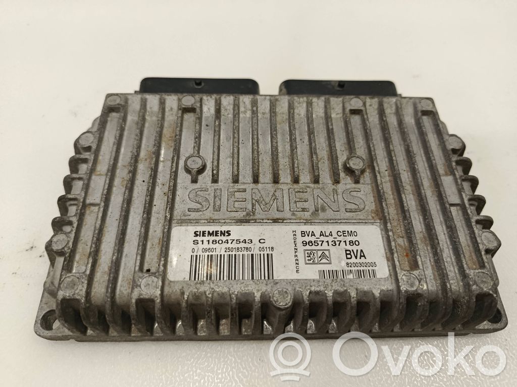 Peugeot 206 Engine control unit/module 