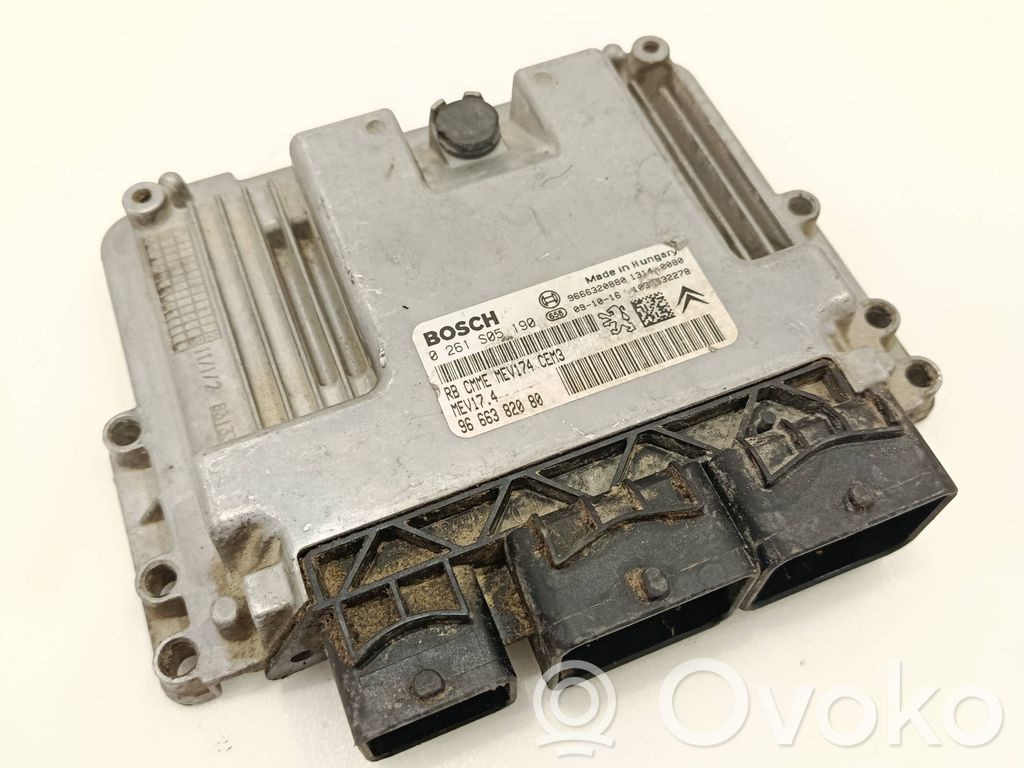 Peugeot 207 Engine control unit/module 