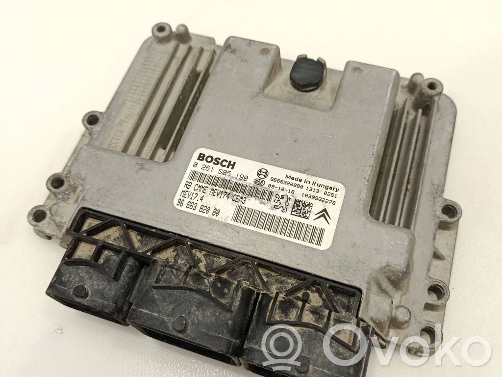 Peugeot 207 Engine control unit/module 