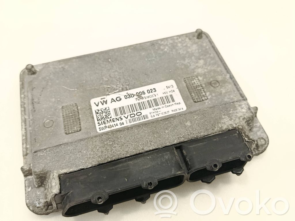 Engine control unit/module   03D906023,5WP4041404,PQL0SM0S91