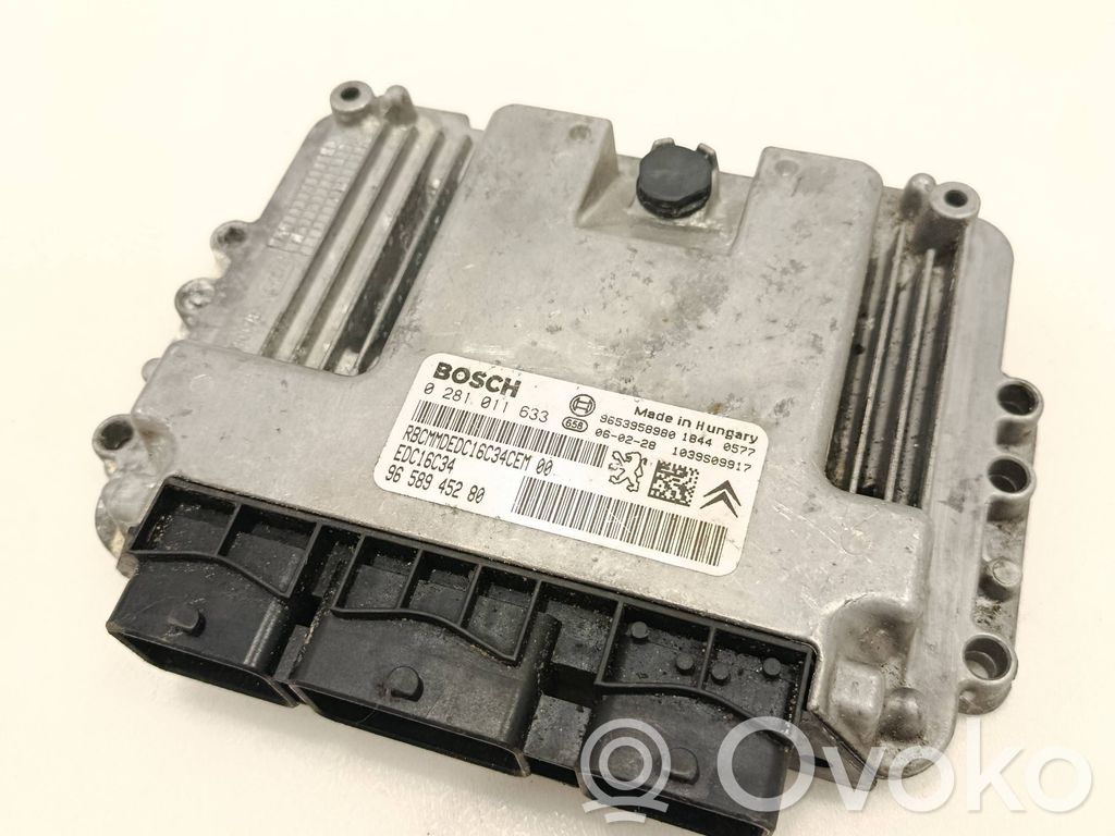Peugeot 407 Engine control unit/module 
