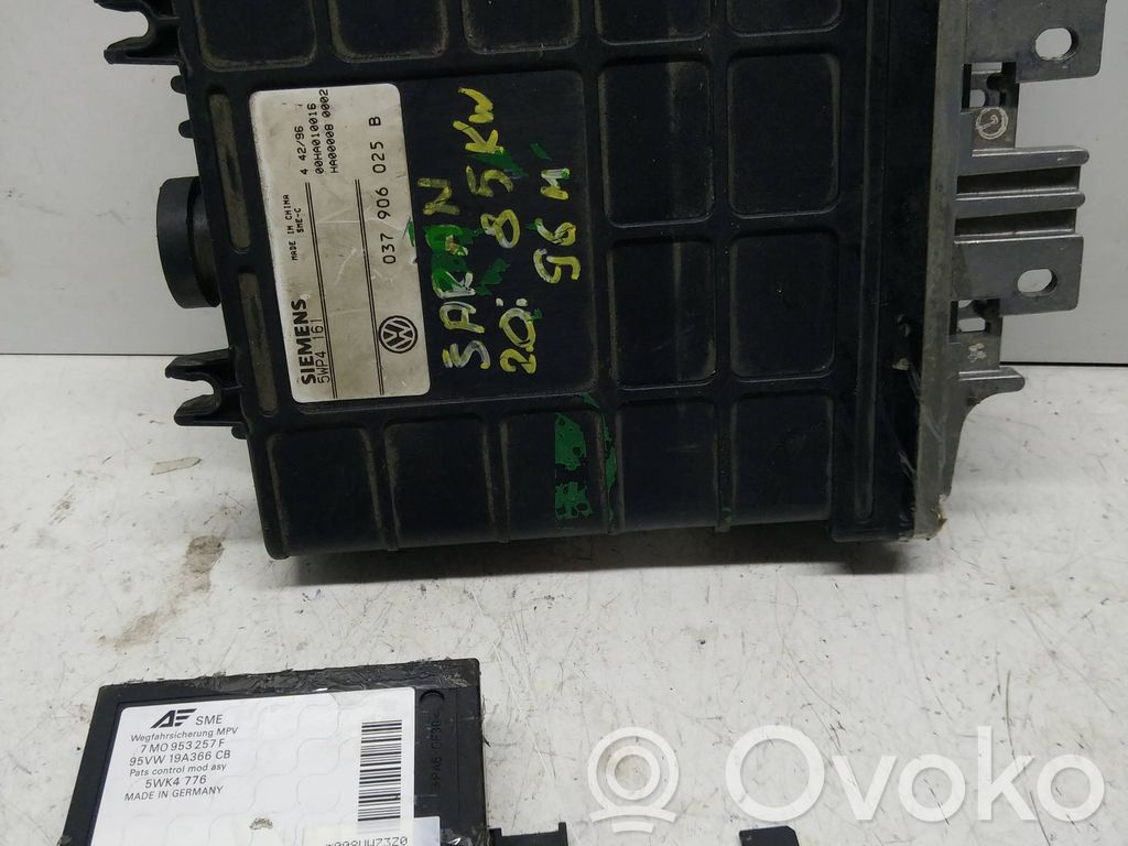 Volkswagen Sharan Engine ECU kit and lock set 