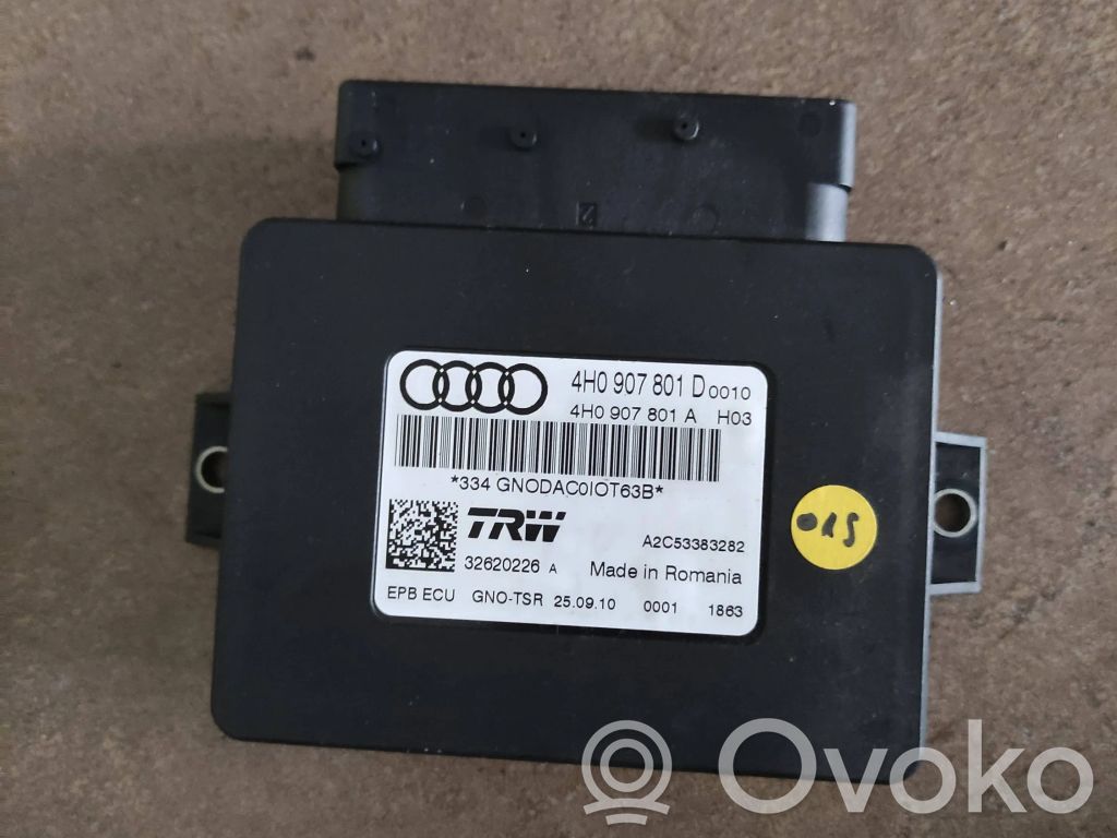 Audi A7 S7 4G Module de commande de frein à main 