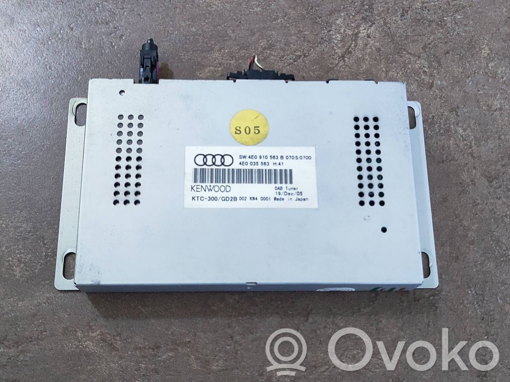 Audi A8 S8 D3 4E Antenas vadības bloks 