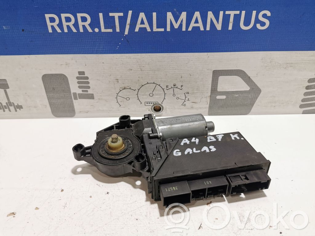 Audi A4 S4 B7 8E 8H Takaoven ikkunan nostomoottori 