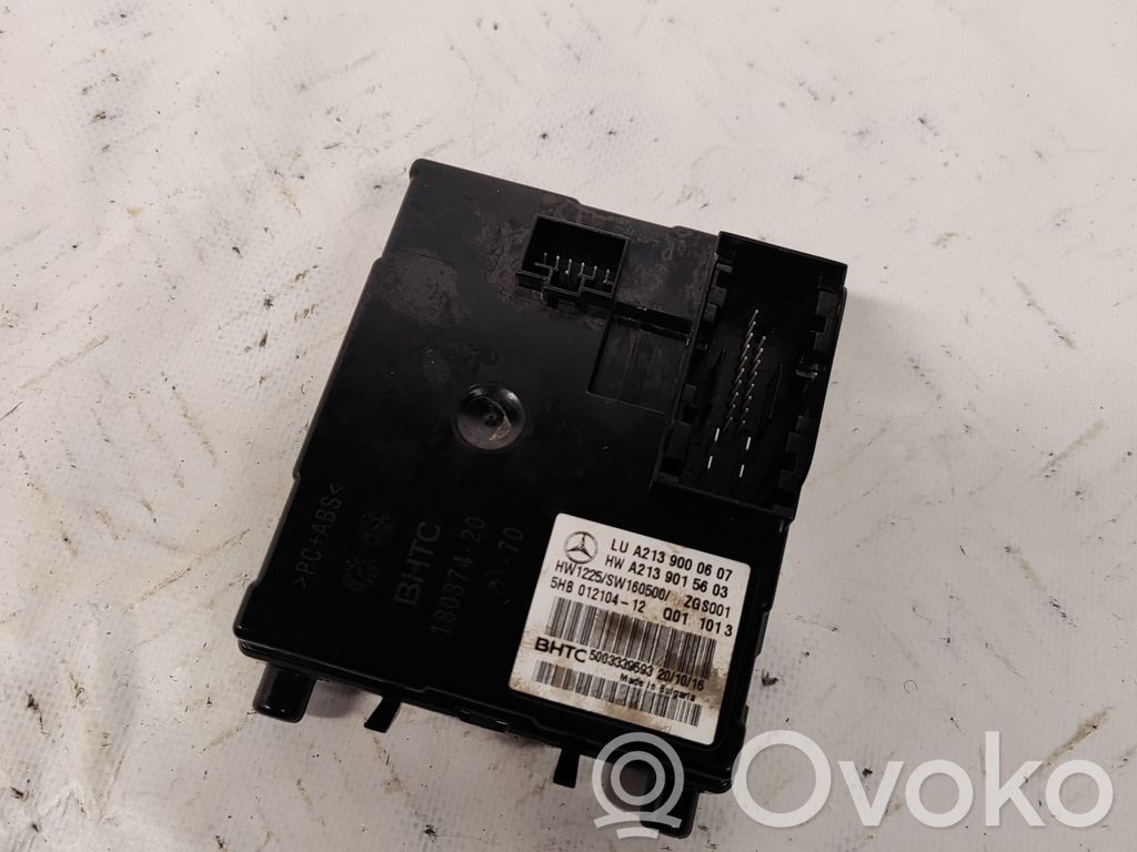 Mercedes-Benz E W213 Air conditioning/heating control unit 