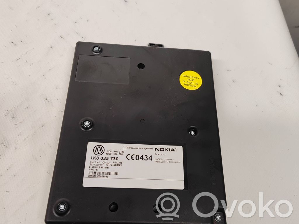 Volkswagen PASSAT B6 Bluetooth control unit module 
