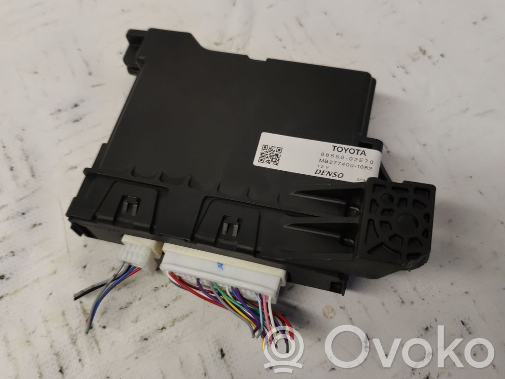 Toyota Auris E180 Air conditioning/heating control unit 