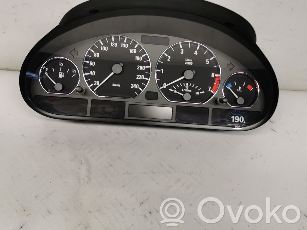 BMW 3 E46 Spidometrs (instrumentu panelī) 