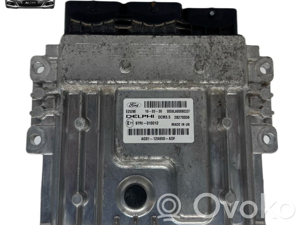 Ford Mondeo MK IV Engine ECU kit and lock set 