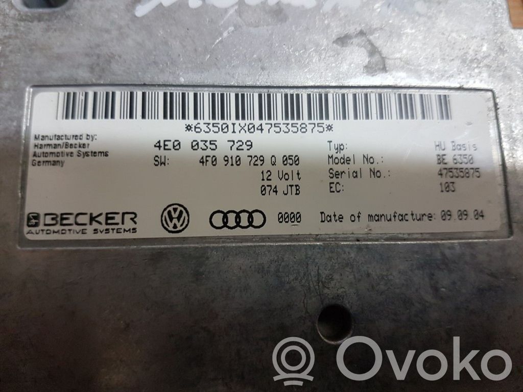 Center console control module   4E0035729,4F0910729Q050