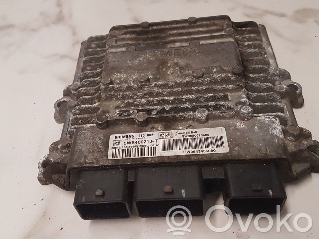 Citroen C4 I Engine control unit/module 