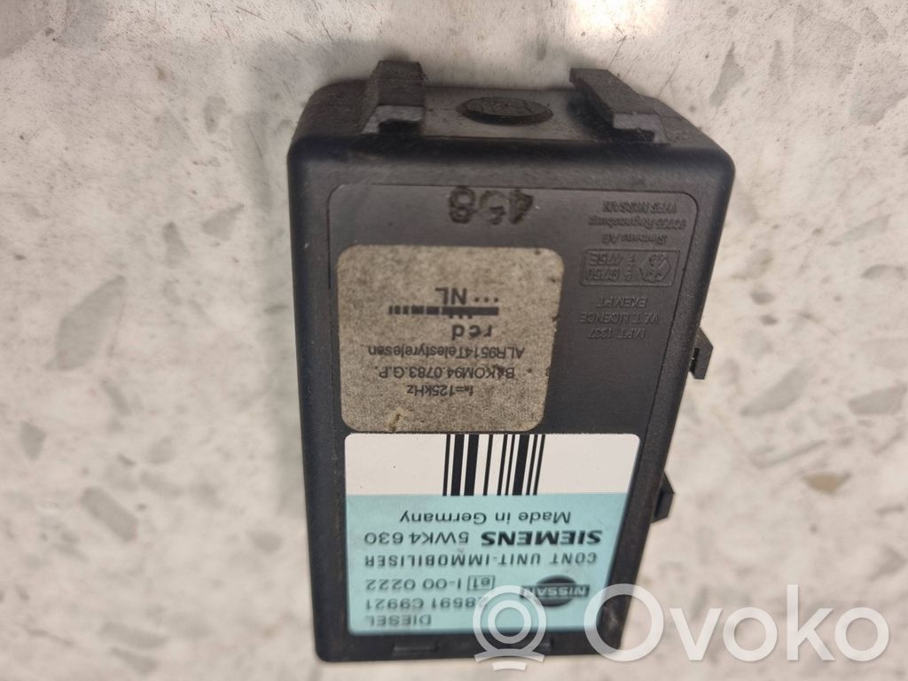 Nissan Navara D22 Imobilaizera vadības bloks 