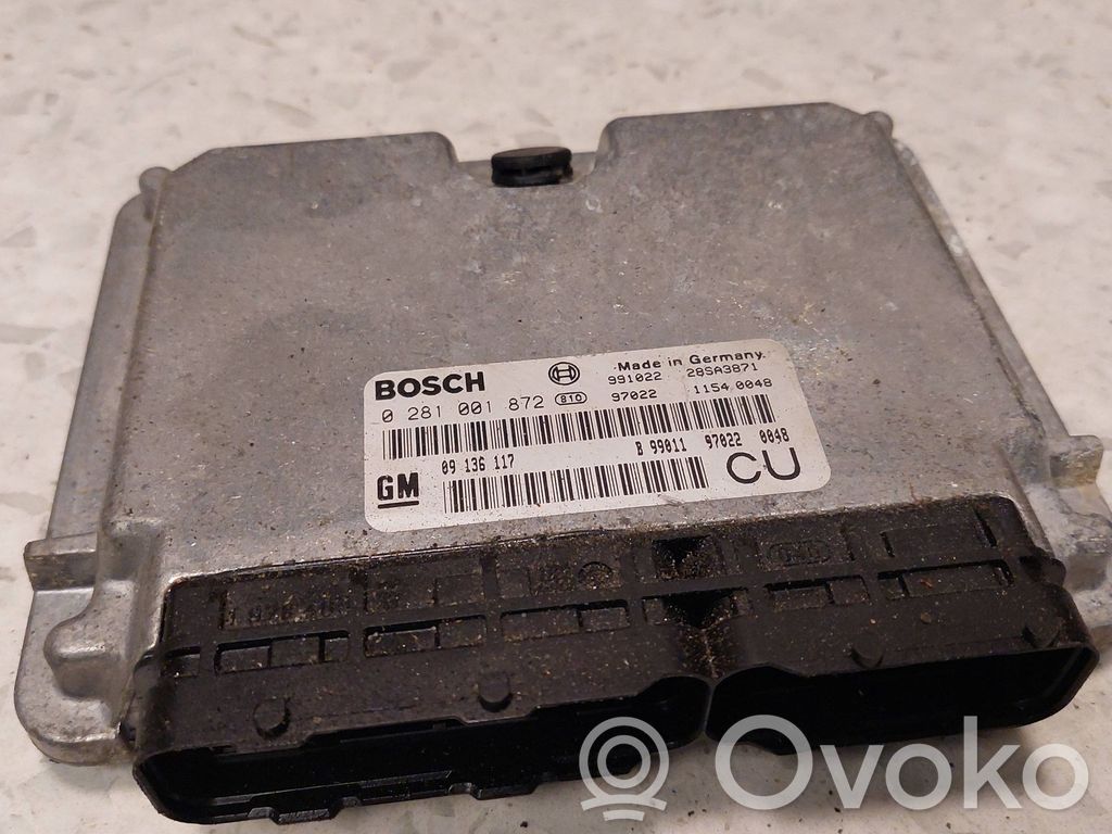 Opel Vectra B Engine control unit/module 