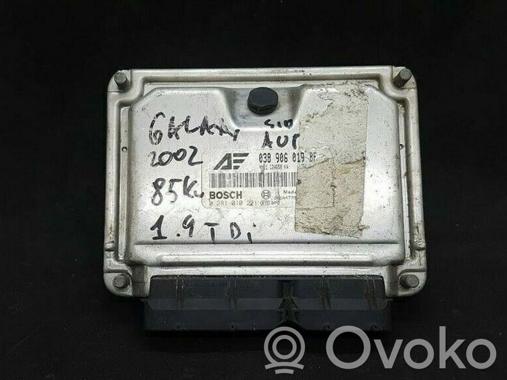 Unidad de control/módulo del motor   038906019BF