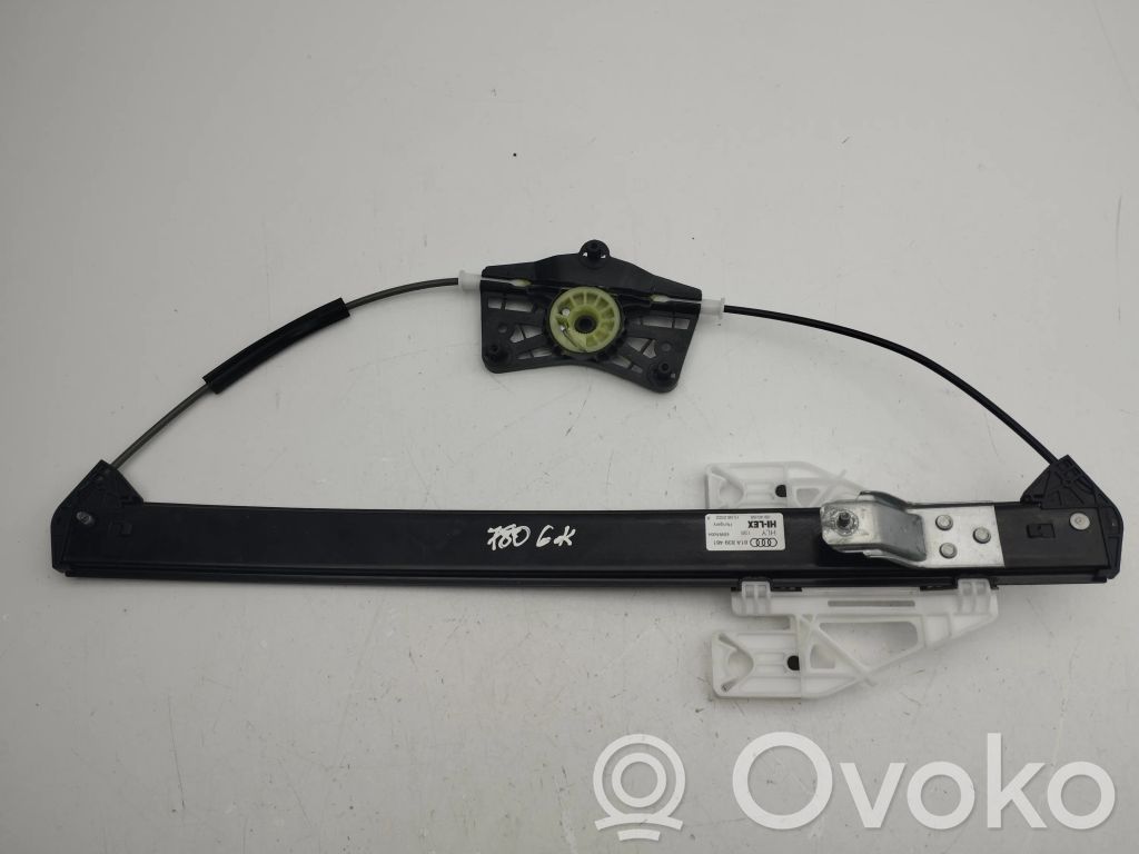 Audi Q2 - Mechanizm podnoszenia szyby tylnej bez silnika 