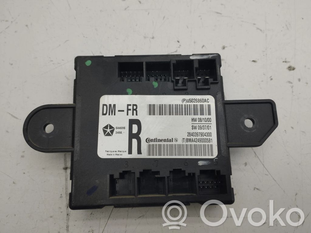 Chrysler Town & Country V Unité de commande module de porte