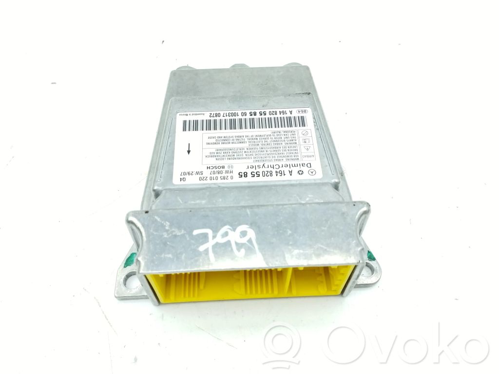 Mercedes-Benz ML W164 Unitate/modul de comandă airbaguri 