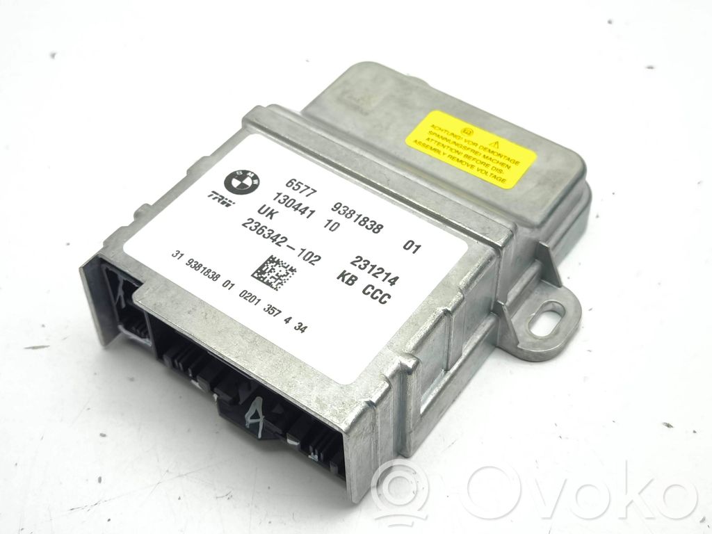 BMW i3 Airbag control unit/module 
