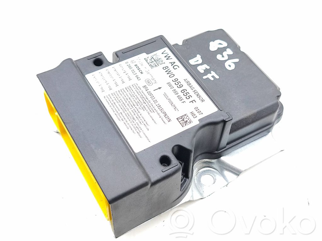 Airbag control unit/module   8W0959655F,0285013643