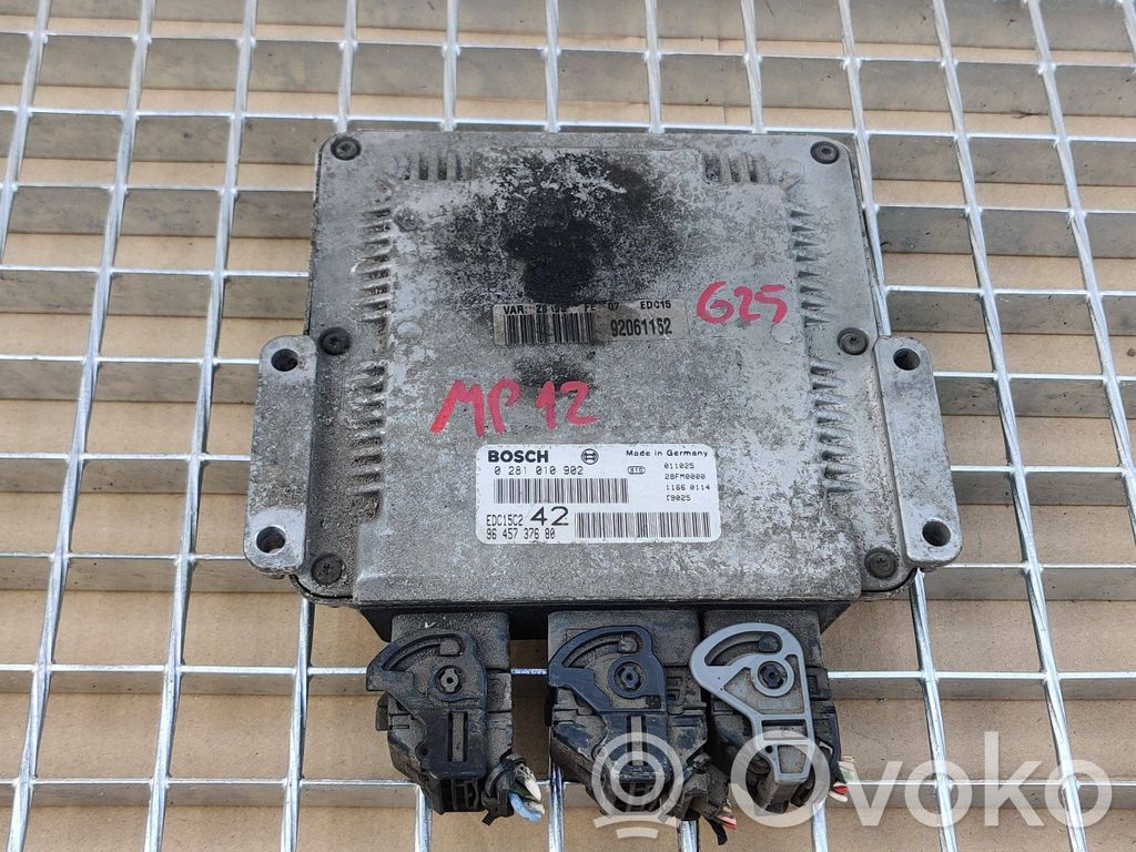 Engine control unit/module   0281010902,EDC15C2,9645737680