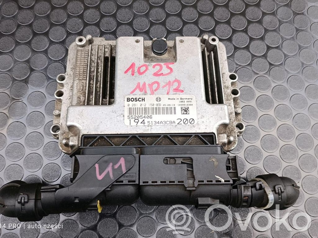 Engine control unit/module ECU   55205406,55205406