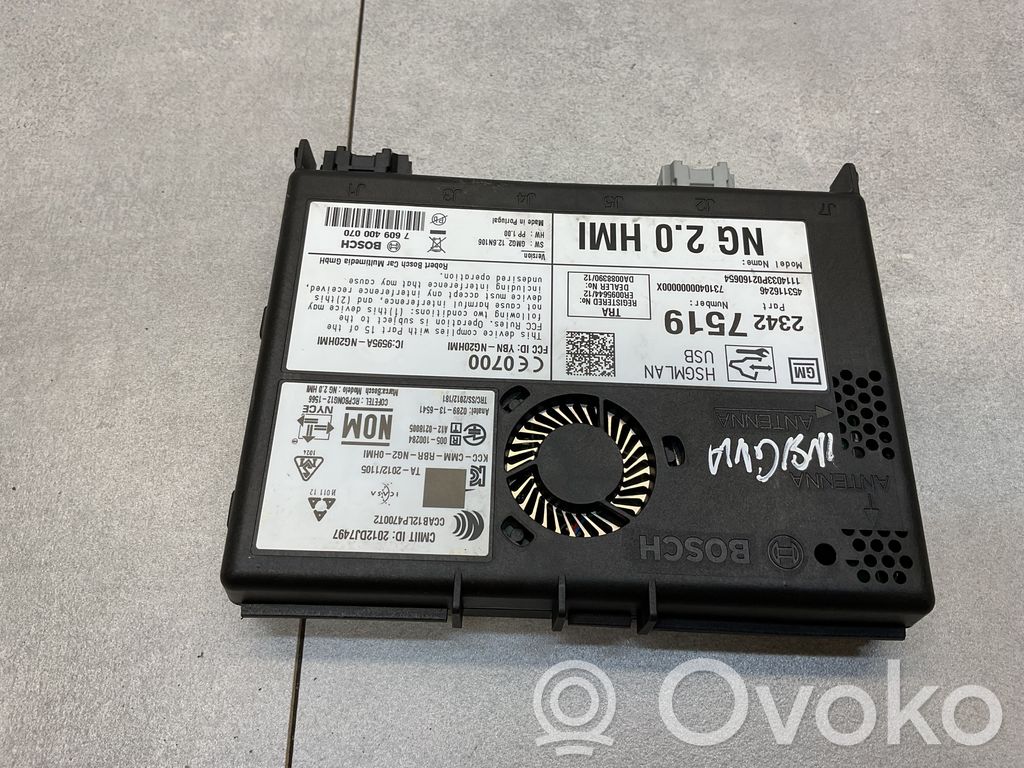 GPS navigation control unit/module   23427519