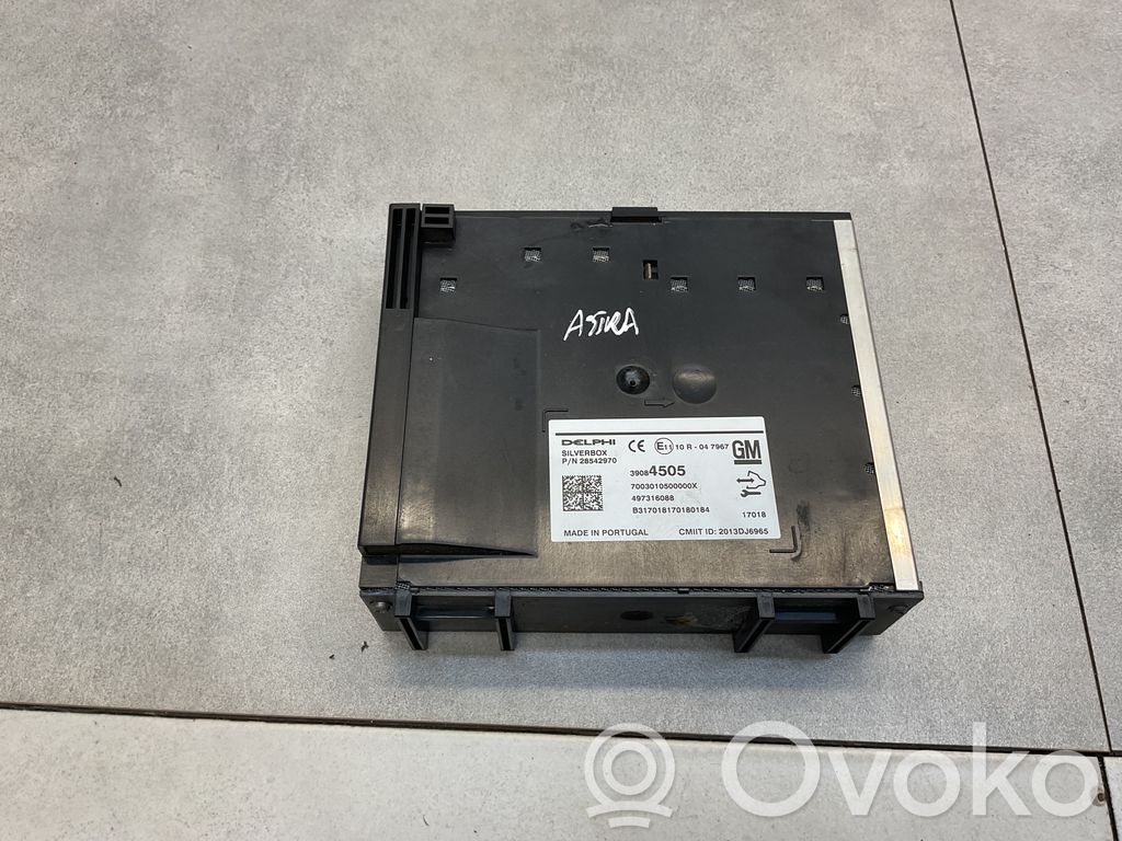 Opel Astra K GPS navigation control unit/module 